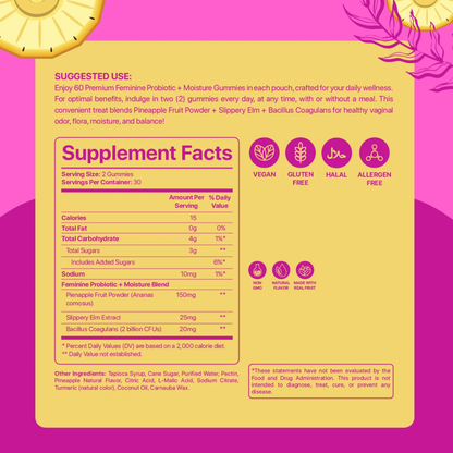 Huuha Queen™ Slippery Huuha Feminine Wellness Gummies